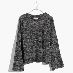 Madewell | Button-Shoulder Wide-Sleeve Top